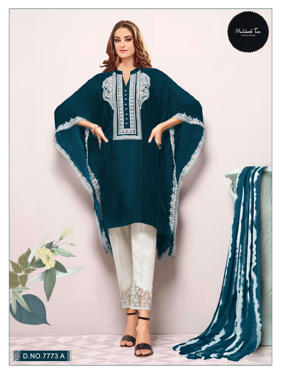 Mehboob Tex Kaftan 1 New Designer Fancy Wear Ready Made Collection